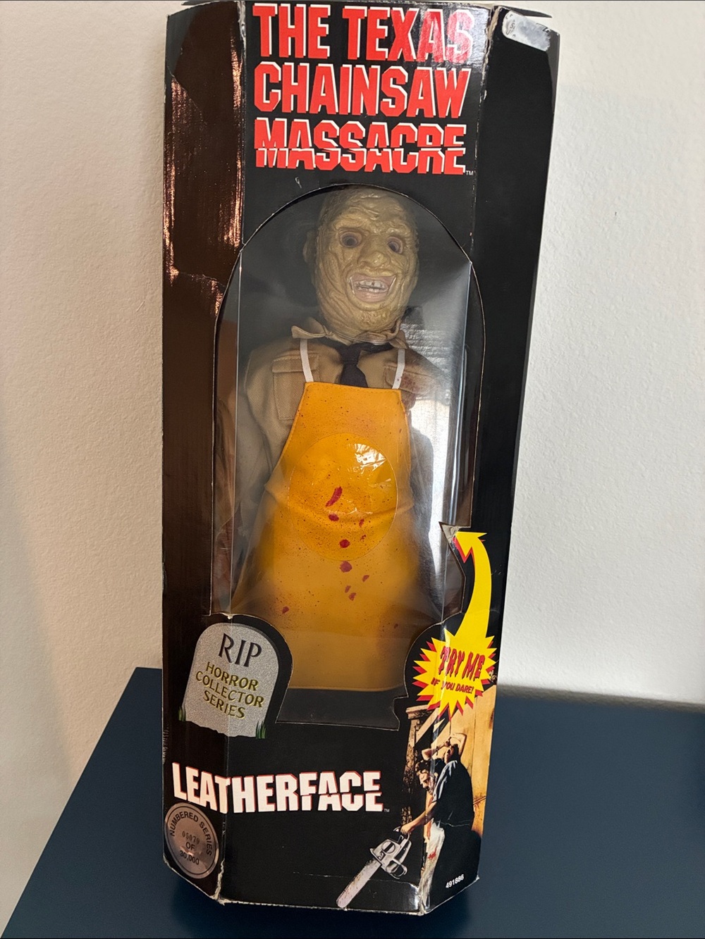 Leatherface The Texas Chainsaw Massacre Collectible Figure - Yellow Apron